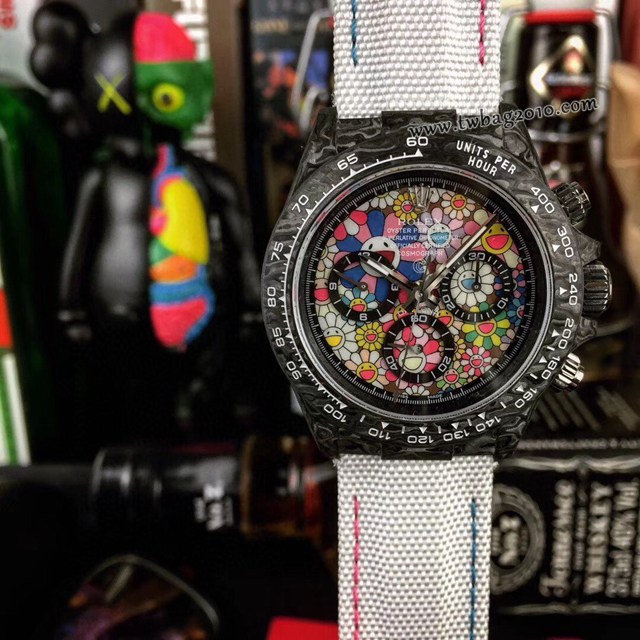 勞力士複刻手錶 Rolex迪通拿系列男表 WWF Factory新品推薦 碳纖花紋Rolex高端男士腕表  gjs2309